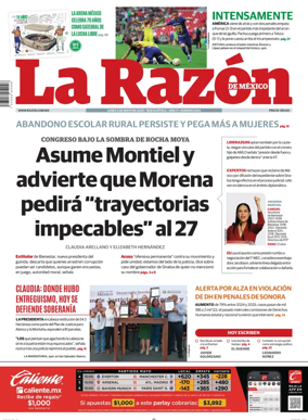 Cover of La Razon de Mexico