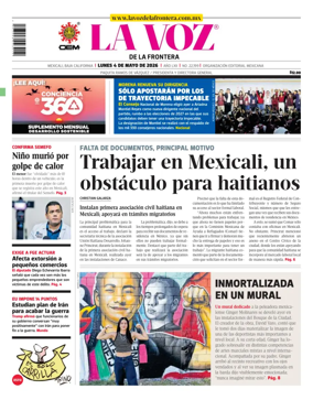 Cover of La Voz de la Frontera