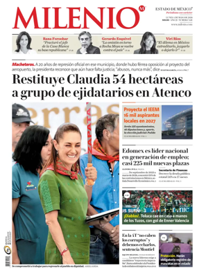 Cover of Milenio Edo de Mexico