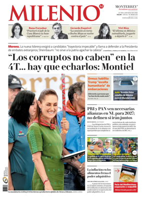 Cover of Milenio Monterrey