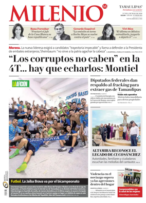 Cover of Milenio Tamaulipas