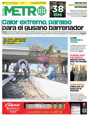 Cover of Publimetro Merida