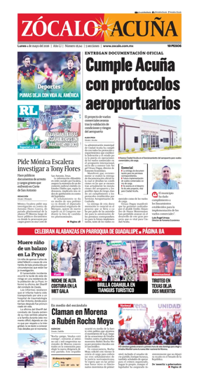 Cover of Zocalo Acuna