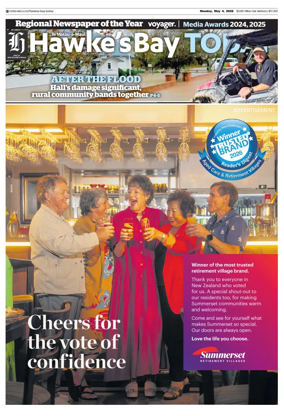 Cover of Hawke's Bay Today