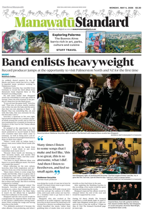 Cover of Manawatu Standard