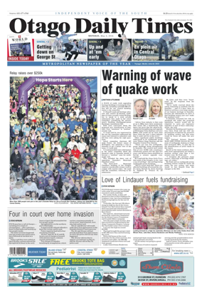 Cover of Otago Daily Times