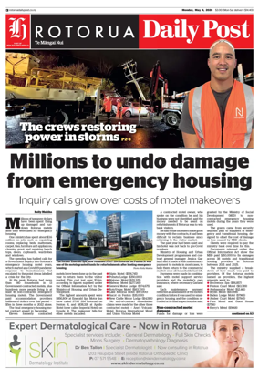 Cover of Rotorua Daily Post