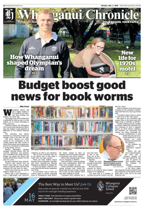 Cover of Whanganui Chronicle