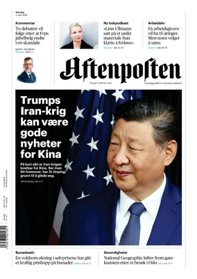 Cover of Aftenposten