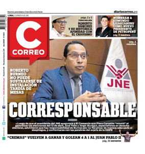 Cover of Diario Correo
