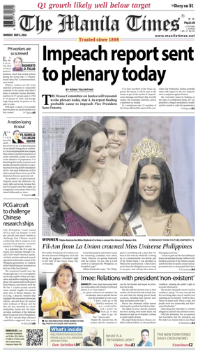 Cover of The Manila Times