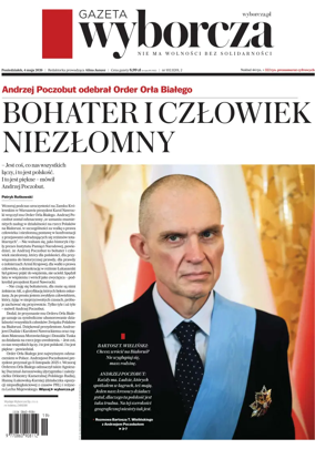 Cover of Gazeta Wyborcza