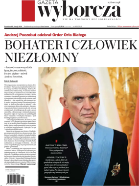 Cover of Gazeta Wyborcza Stoleczna