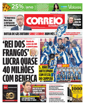 Cover of Correio da Manha