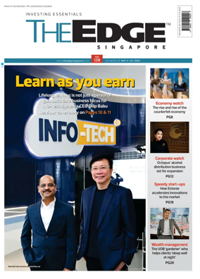 Cover of The Edge Singapore