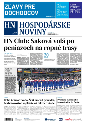 Cover of Hospodarske noviny