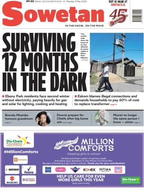 Cover of Sowetan