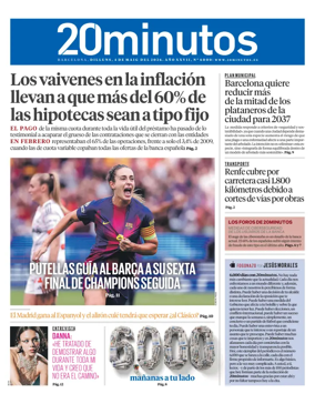 Cover of 20 Minutos Barcelona