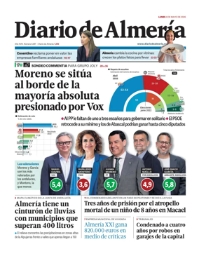 Cover of Diario de Almeria