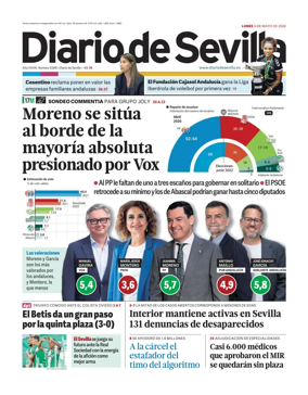 Cover of Diario de Sevilla