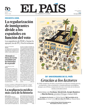 Cover of EL PAIS Catalunya