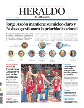 Cover of Heraldo de Aragon