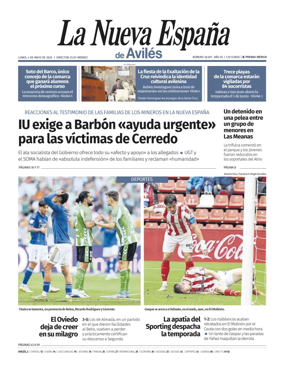 Cover of La Nueva Espana (Aviles)