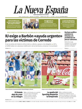 Cover of La Nueva Espana (Occidente)