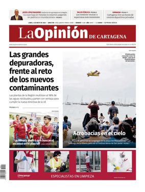 Cover of La Opinion de Murcia (Cartagena)
