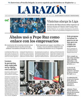 Cover of La Razon (Levante)