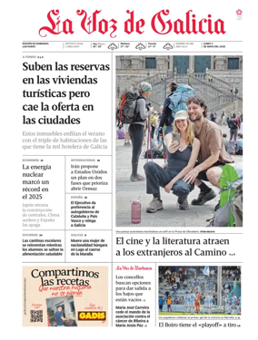 Cover of La Voz de Galicia (Barbanza)