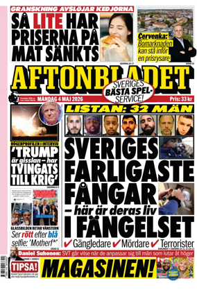 Cover of Aftonbladet