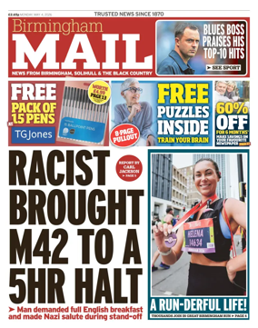 Cover of Birmingham Mail