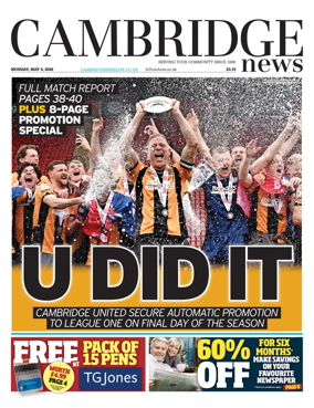 Cover of Cambridge News
