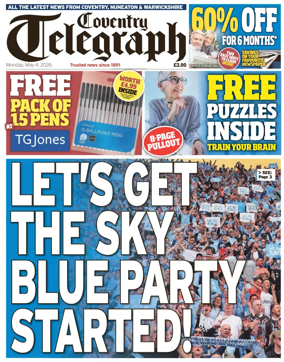 Cover of Coventry Telegraph