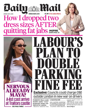 Cover of Daily Mail