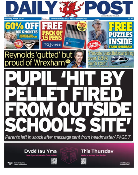 Cover of Daily Post (North Wales)