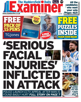 Cover of Huddersfield Daily Examiner