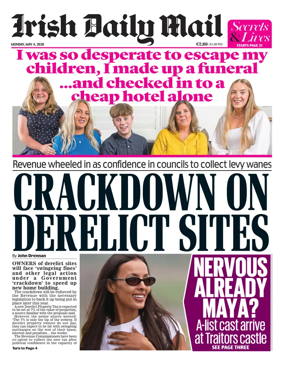 Cover of Irish Daily Mail