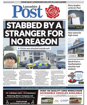 Cover of Lancashire Evening Post