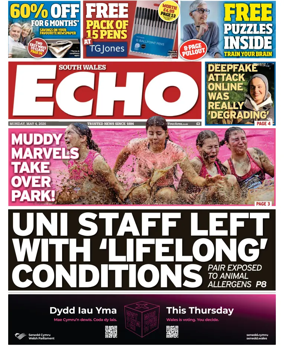 Cover of South Wales Echo