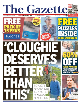 Cover of Teesside Evening Gazette