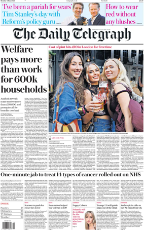 Cover of The Daily Telegraph