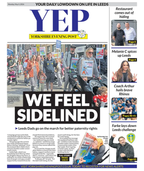Cover of Yorkshire Evening Post