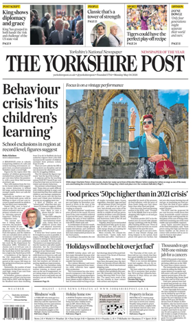 Cover of Yorkshire Post