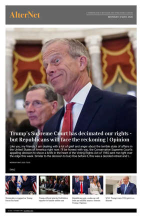 Cover of AlterNet