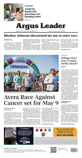 Cover of Argus Leader