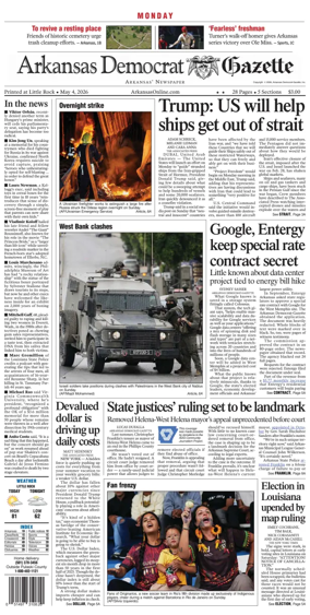 Cover of Arkansas Democrat-Gazette