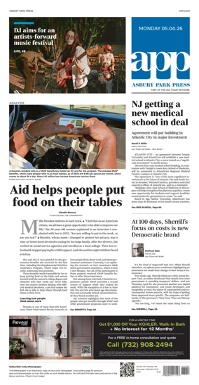 Cover of Asbury Park Press