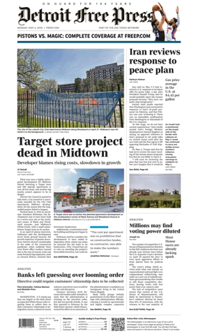 Cover of Detroit Free Press